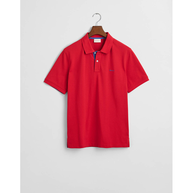 Product GANT KM REG CONTRAST PIQUE SS POLO T-SHIRT base image
