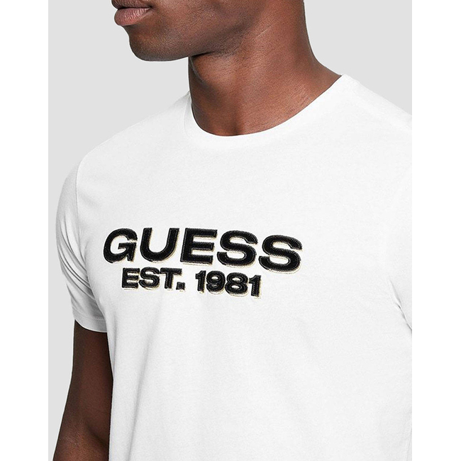 Product GUESS SS BSC VELVET LOGO TEE ΜΠΛΟΥΖΑ ΑΝΔΡΙΚΟ base image