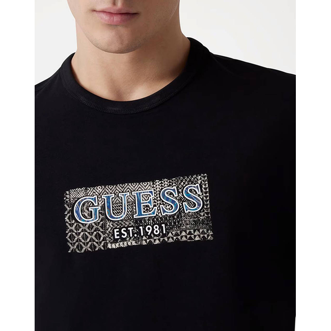 Product GUESS SS CN GUESS BOX TEE ΜΠΛΟΥΖΑ ΑΝΔΡΙΚΟ base image