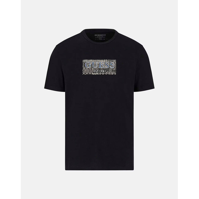 Product GUESS SS CN GUESS BOX TEE ΜΠΛΟΥΖΑ ΑΝΔΡΙΚΟ base image
