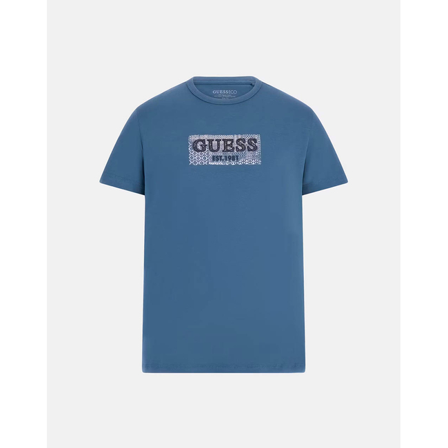Product GUESS SS CN GUESS BOX TEE ΜΠΛΟΥΖΑ ΑΝΔΡΙΚΟ base image