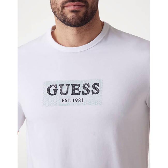Product GUESS SS CN GUESS BOX TEE ΜΠΛΟΥΖΑ ΑΝΔΡΙΚΟ base image