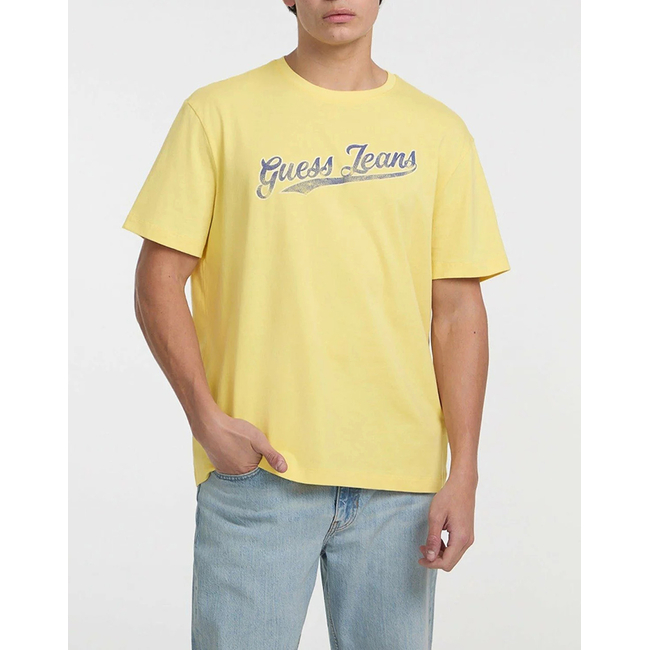 Product GUESS JEANS GJ SS CN REG 1981 TE - MID ORGANIC HEAVY JERSEY 205 ΜΠΛΟΥΖΑ ΑΝΔΡΙΚΟ base image