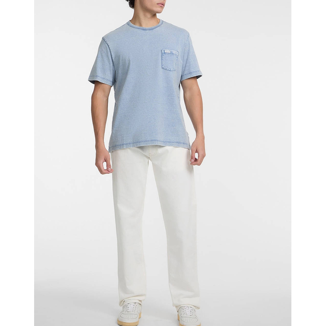 Product GUESS JEANS GJ SS CN REG PKT TEE - ORGANIC INDIGO COTTON 100 180 ΜΠΛΟΥΖΑ ΑΝΔΡΙΚΟ base image