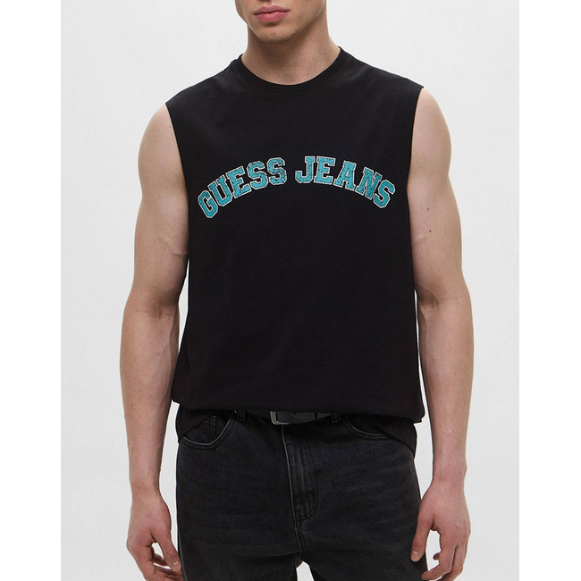 Product GUESS JEANS GJ MUSCLE COLLEGIATE - ORGANIC COTTON 160GSM ΜΠΛΟΥΖΑ ΑΝΔΡΙΚΟ base image