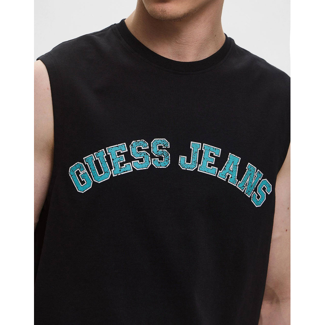 Product GUESS JEANS GJ MUSCLE COLLEGIATE - ORGANIC COTTON 160GSM ΜΠΛΟΥΖΑ ΑΝΔΡΙΚΟ base image