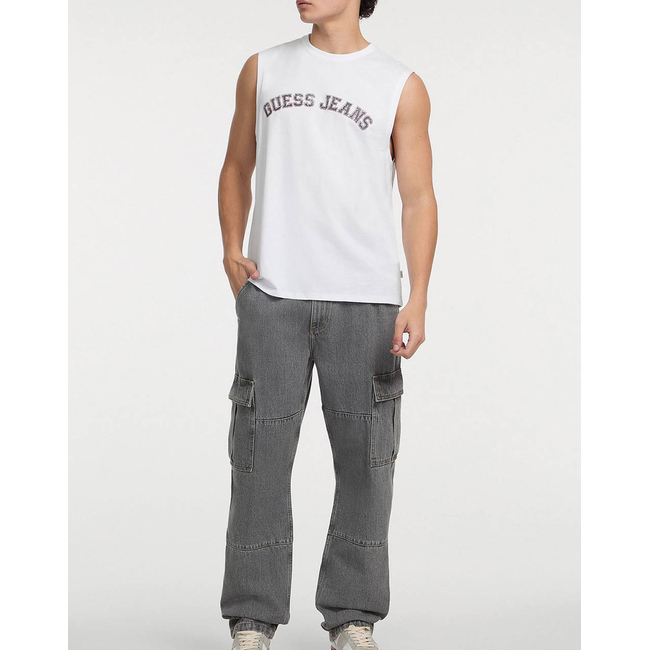 Product GUESS JEANS GJ MUSCLE COLLEGIATE - ORGANIC COTTON 160GSM ΜΠΛΟΥΖΑ ΑΝΔΡΙΚΟ base image