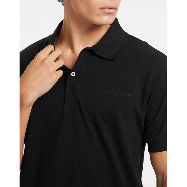 Product GUESS JEANS GJ SS EMBRO LOGO POLO SHIRT MEN base image