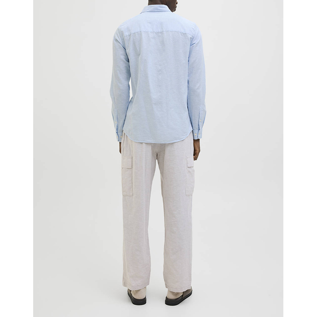 Product JACK&JONES JJEBREEZE LINEN BLEND SHIRT LS SN base image