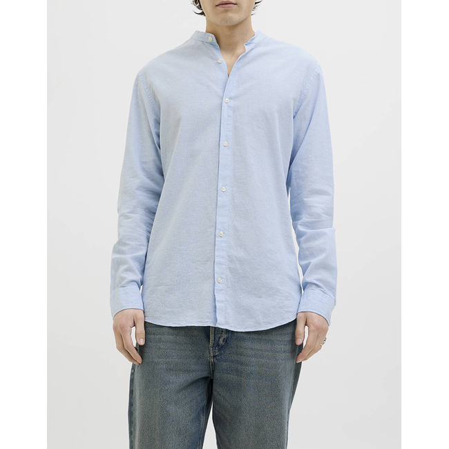 Product JACK&JONES JJEBREEZE LINEN BLEND BAND SHIRT LS SN base image