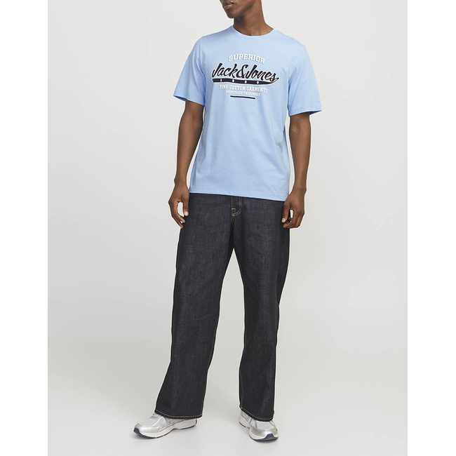 Product JACK&JONES JJELOGO TEE SS O-NECK 2 COL SS25 SN base image