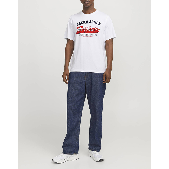 Product JACK&JONES JJELOGO TEE SS O-NECK 2 COL SS25 SN base image