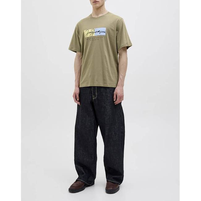 Product JACK&JONES JORFREDERIKSBERG BOX SCRIPT TEE SS CN LN base image