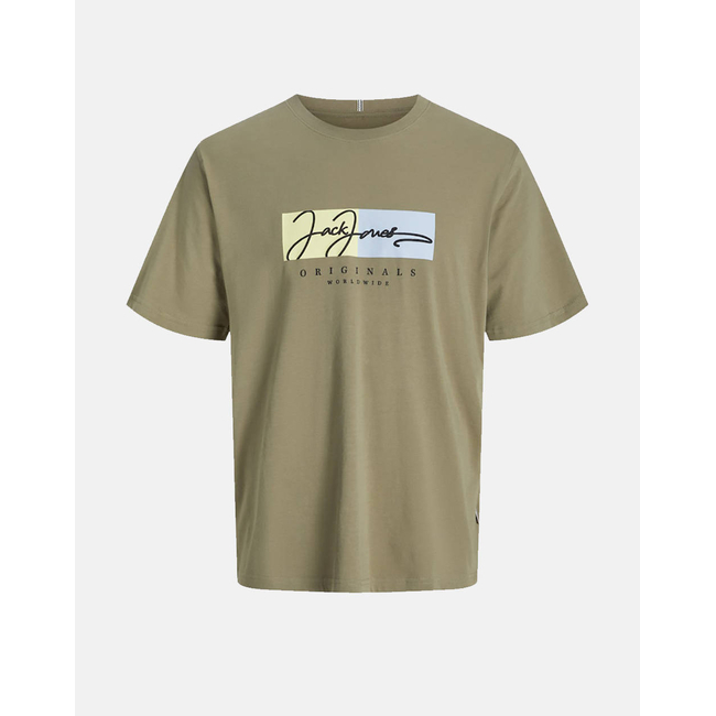 Product JACK&JONES JORFREDERIKSBERG BOX SCRIPT TEE SS CN LN base image