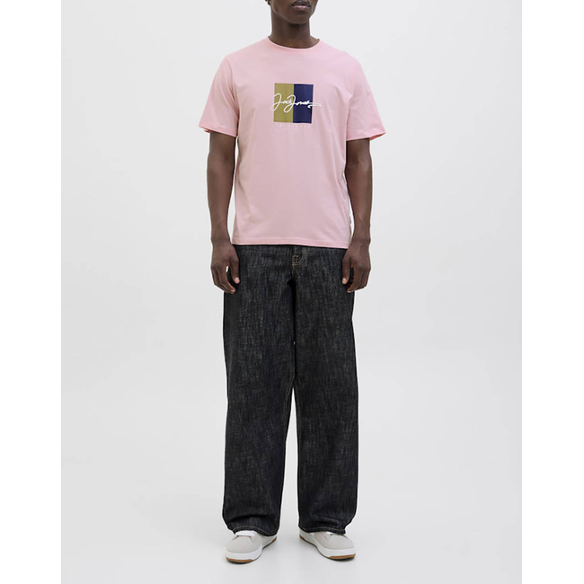 Product JACK&JONES JORFREDERIKSBERG BOX SCRIPT TEE SS CN LN base image