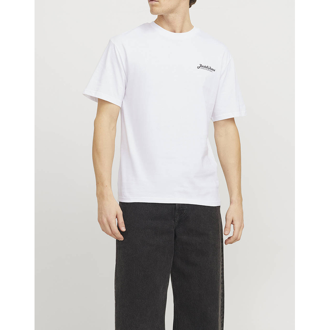 Product JACK&JONES JJBEAU TEE SS FRONTPRINT CREW NECK LN base image