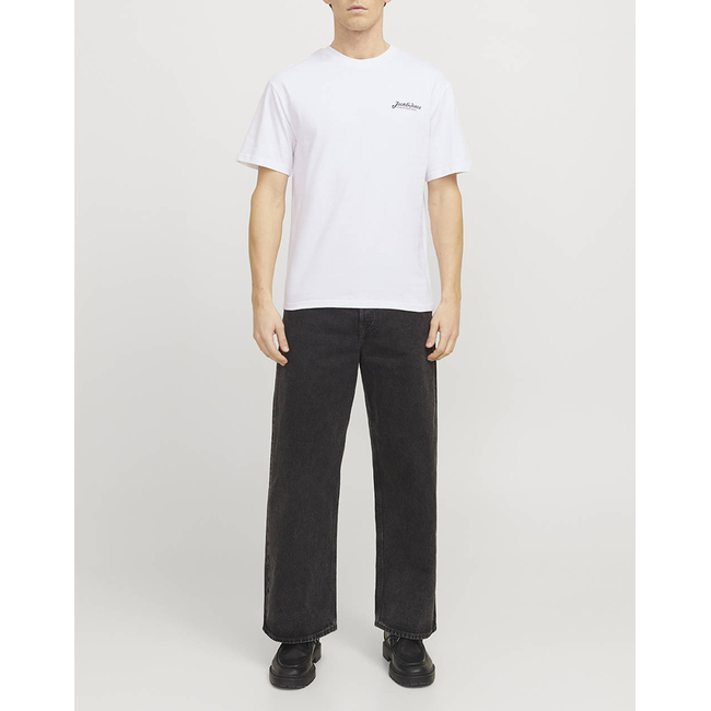 Product JACK&JONES JJBEAU TEE SS FRONTPRINT CREW NECK LN base image