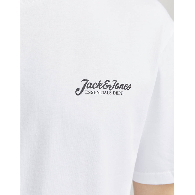 Product JACK&JONES JJBEAU TEE SS FRONTPRINT CREW NECK LN base image
