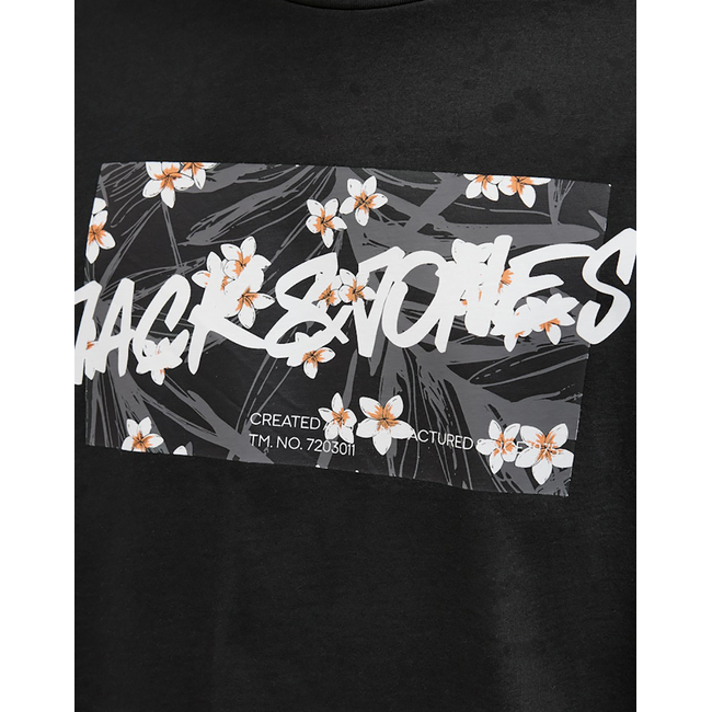 Product JACK&JONES JJHAWAII SHAPE TEE SS CREW NECK LN base image