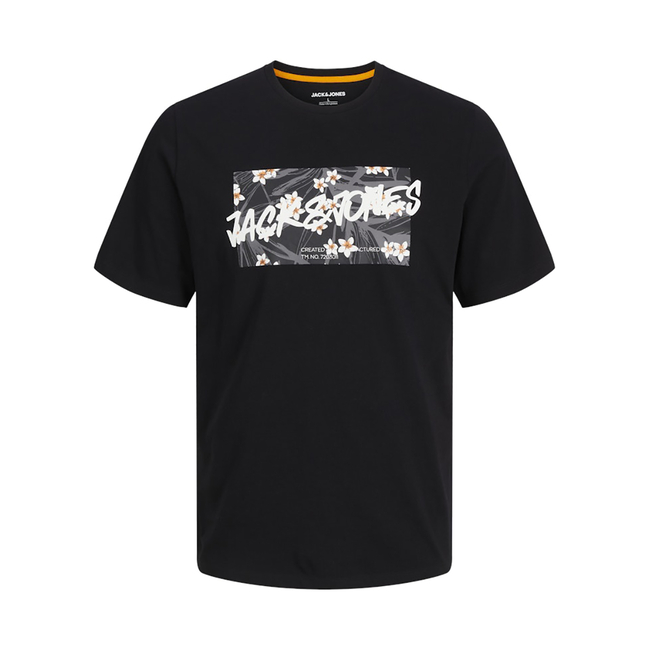 Product JACK&JONES JJHAWAII SHAPE TEE SS CREW NECK LN base image