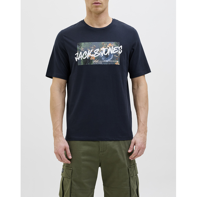 Product JACK&JONES JJHAWAII SHAPE TEE SS CREW NECK LN base image