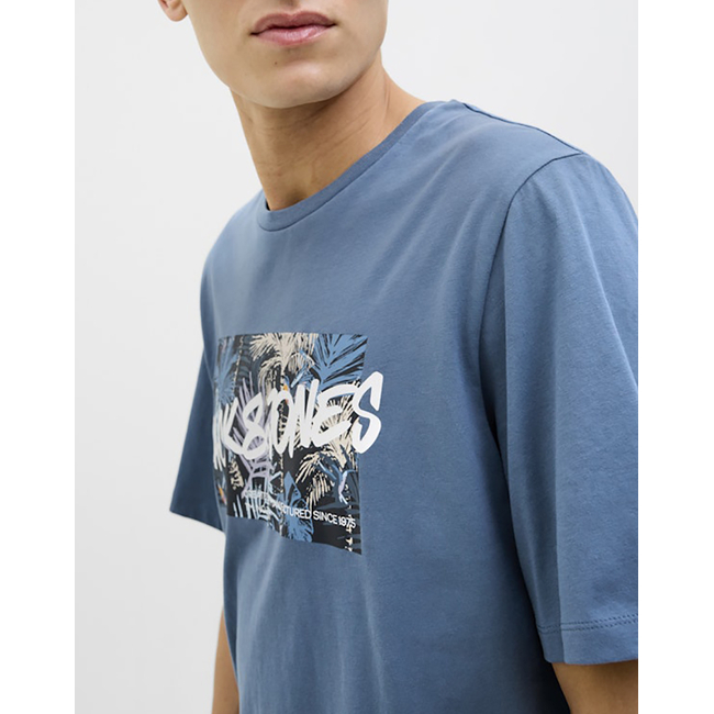Product JACK&JONES JJHAWAII SHAPE TEE SS CREW NECK LN base image