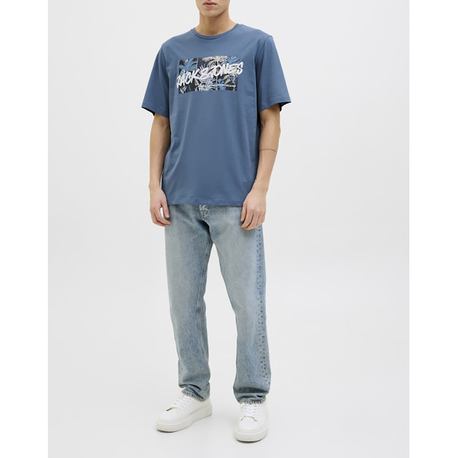 Product JACK&JONES JJHAWAII SHAPE TEE SS CREW NECK LN base image