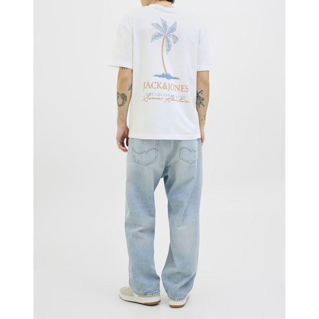 Product JACK&JONES JJSUMMER VIBES TEE SS CREW NECK LN base image