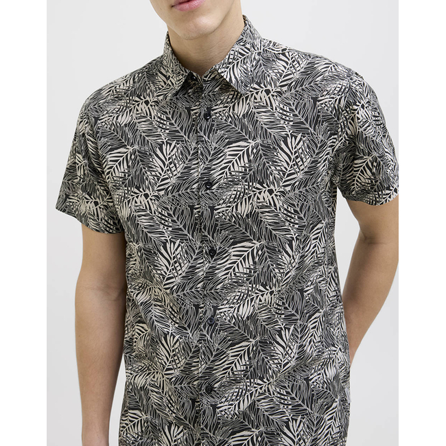 Product JJREBEL JREBVERDANT POPLIN SHIRT SS base image