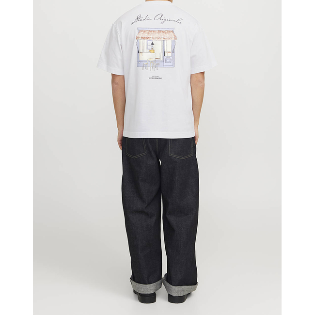 Product JJ REBEL JORISLINGTON BACK TEE SS CREW NECK SN base image
