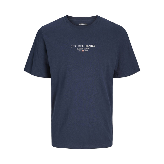 Product JJ REBEL JREBJEANS REBEL PRINT TEE SS O-NECK SN base image