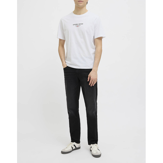 Product JJ REBEL JREBJEANS REBEL PRINT TEE SS O-NECK SN base image