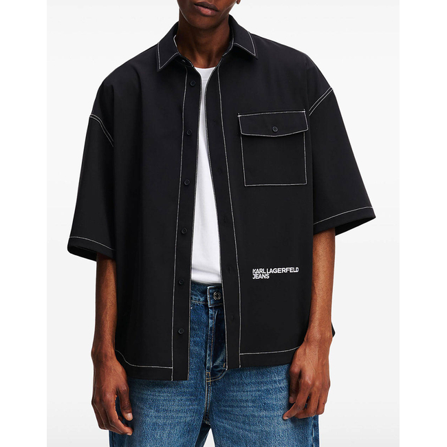 Product KARL LAGERFELD KLJ SSLV RELAXED SHIRT base image