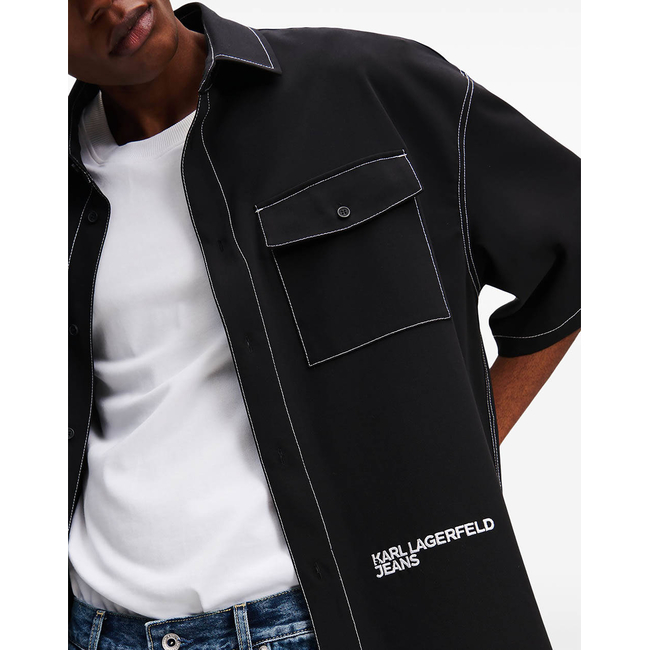Product KARL LAGERFELD KLJ SSLV RELAXED SHIRT base image