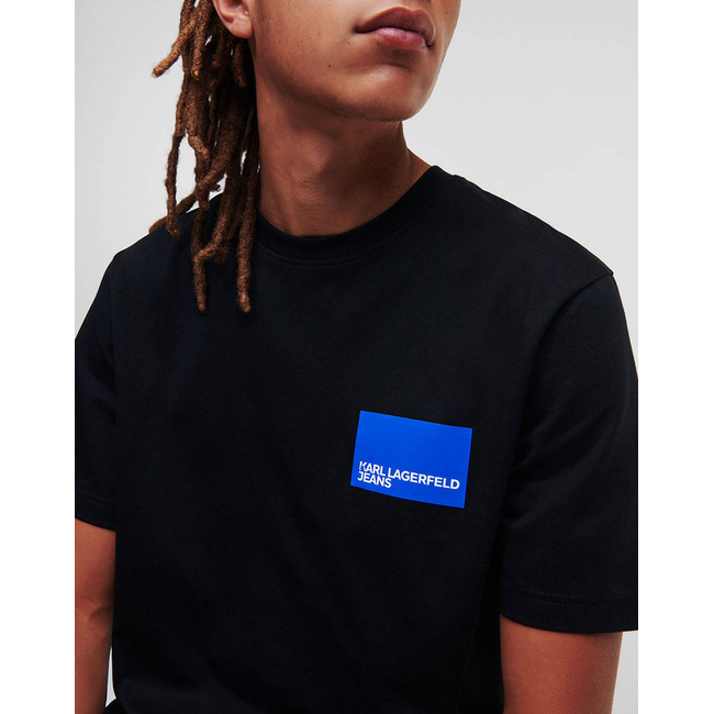 Product KARL LAGERFELD KLJ REG SS BOX LOGO TEE base image