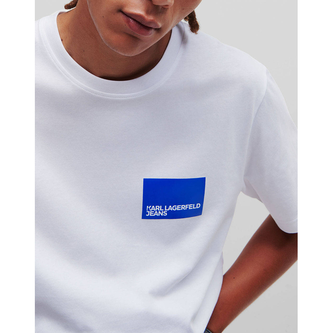 Product KARL LAGERFELD KLJ REG SS BOX LOGO TEE base image