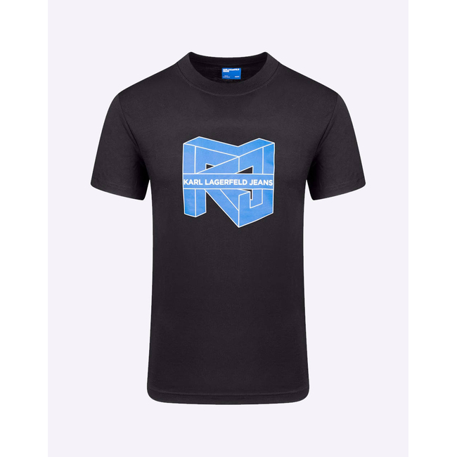 Product KARL LAGERFELD JEANS KLJ REG SS CUBE LOGO TEE base image