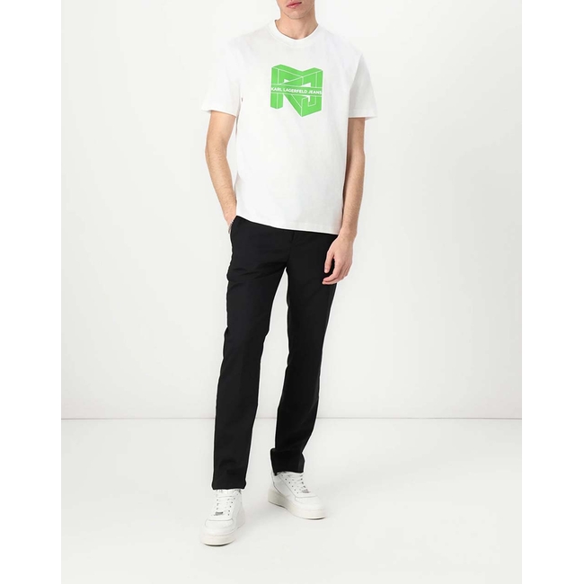 Product KARL LAGERFELD JEANS KLJ REG SS CUBE LOGO TEE base image