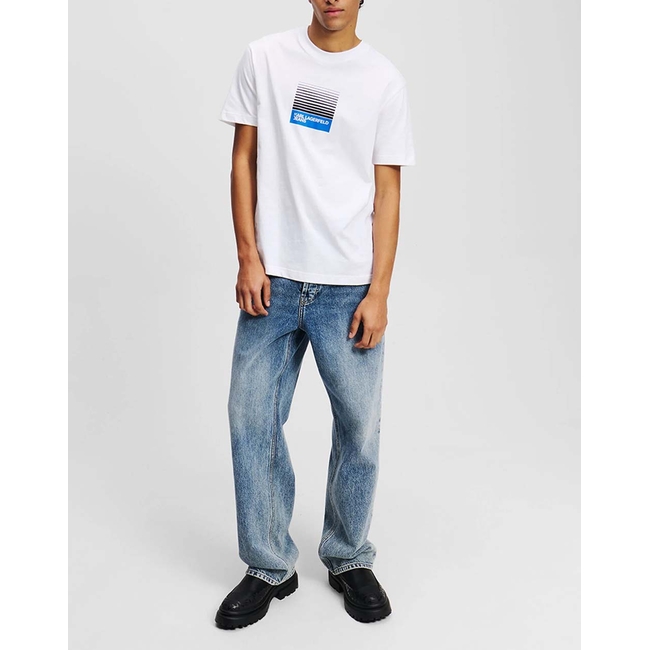 Product KARL LAGERFELD JEANS KLJ REG BOX FADE LOGO TEE base image