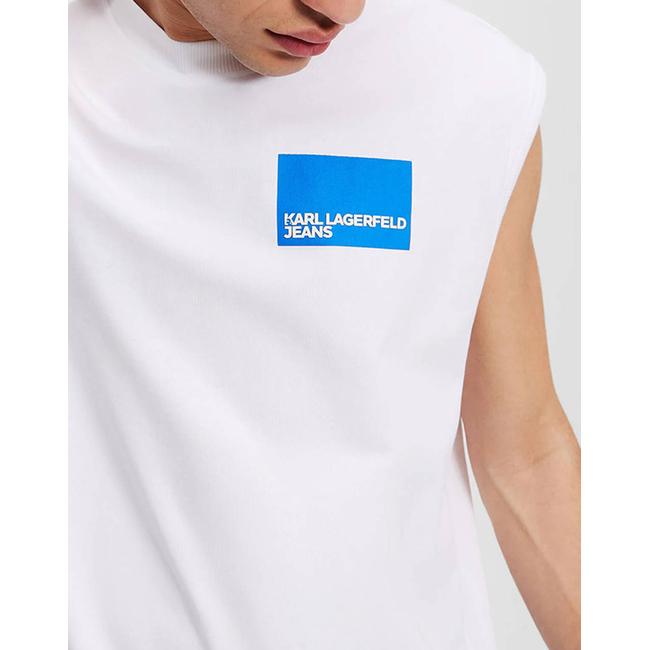 Product KARL LAGERFELD JEANS KLJ RELAXED BOX LOGO TANK base image