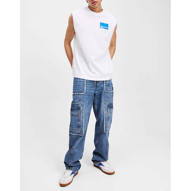 Product KARL LAGERFELD JEANS KLJ RELAXED BOX LOGO TANK base image