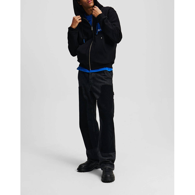Product KARL LAGERFELD KLJ REG BOX LOGO ZIP HOODIE base image