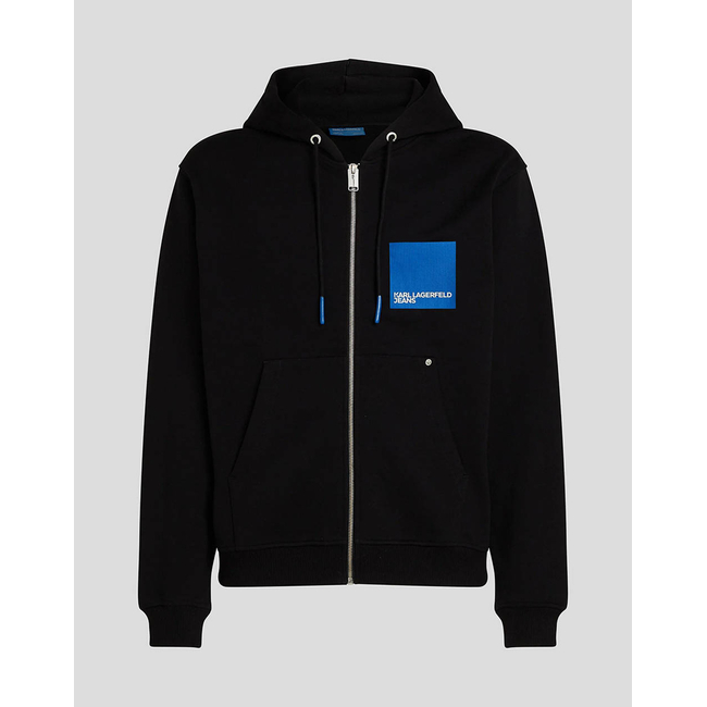 Product KARL LAGERFELD KLJ REG BOX LOGO ZIP HOODIE base image