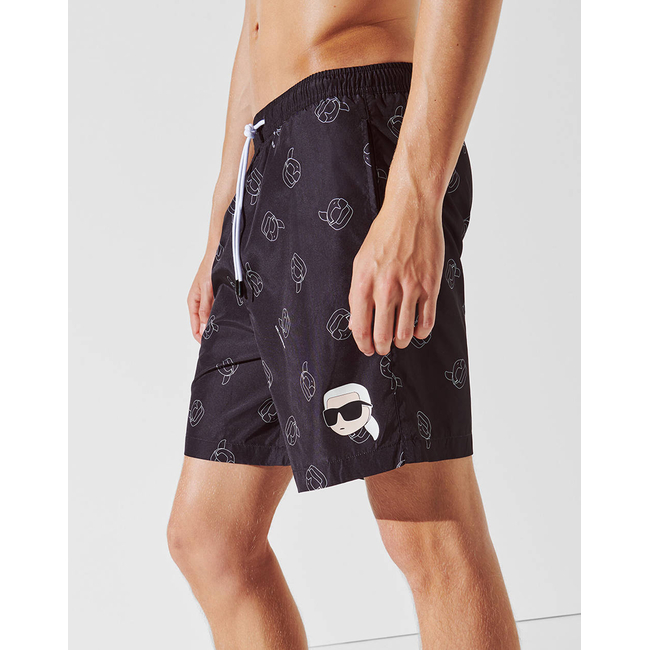 Product KARL LAGERFELD IKON AOP MED BOARDSHORTS base image
