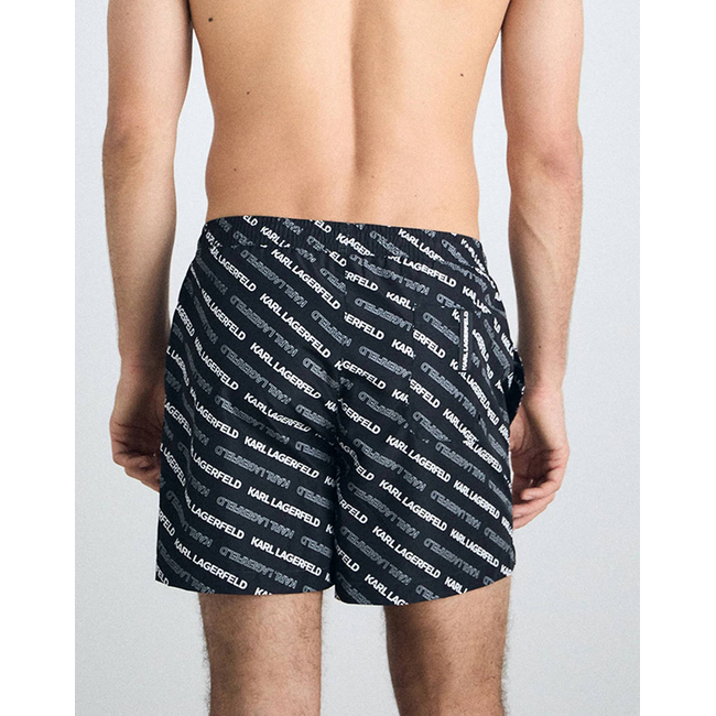 Product KARL LAGERFELD DIAGONAL AOP SHORT BOARDSHORTS base image