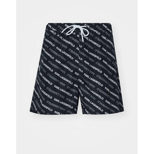 Product KARL LAGERFELD DIAGONAL AOP SHORT BOARDSHORTS base image