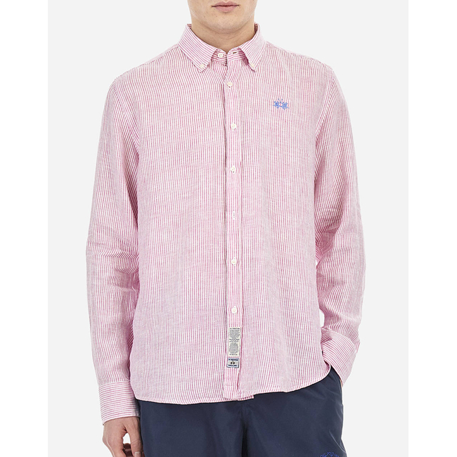 Product LA MARTINA SHIRT LS MAN SHIRT LINEN base image
