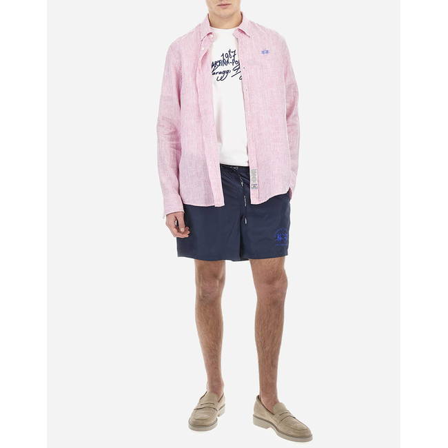 Product LA MARTINA SHIRT LS MAN SHIRT LINEN base image