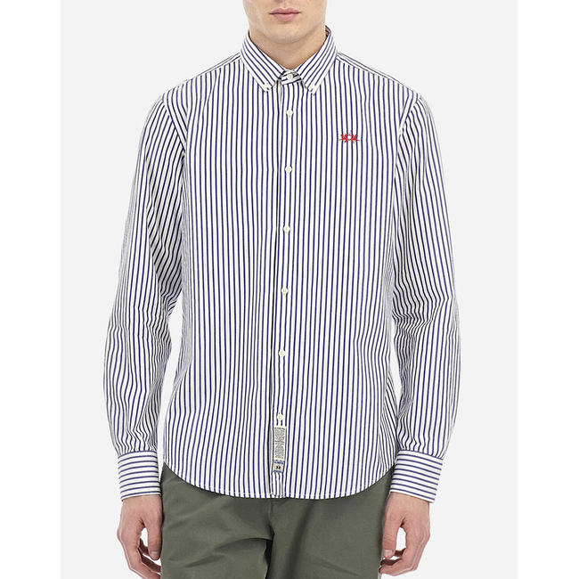 Product LA MARTINA SHIRT LS MAN SHIRT STRIPED POPELINE base image