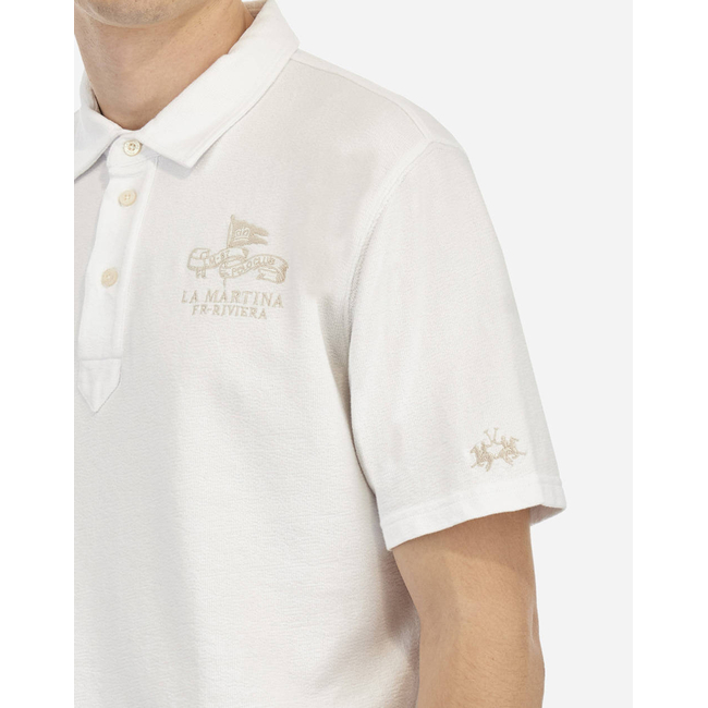 Product LA MARTINA POLO SHIRT MAN POLO S/S TERRYCLOTH base image